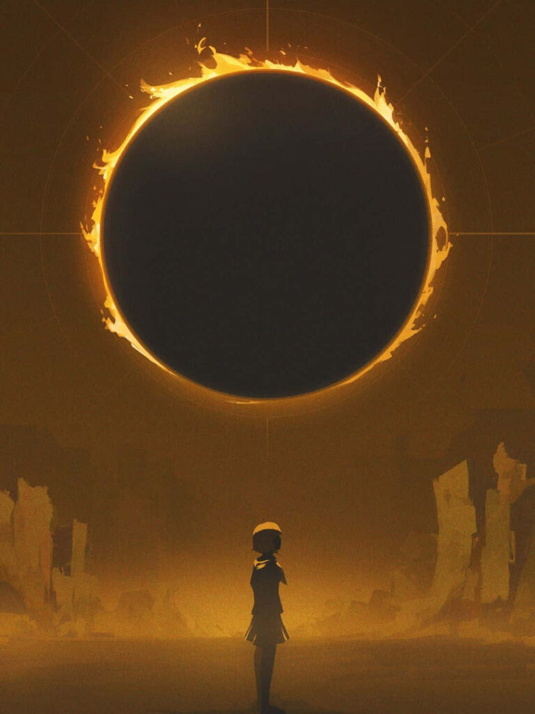 Journey Through the Cosmic Abyss: Exploring the Enigmatic Black Hole at the Heart of the Interstellar Marvel Wallpaper