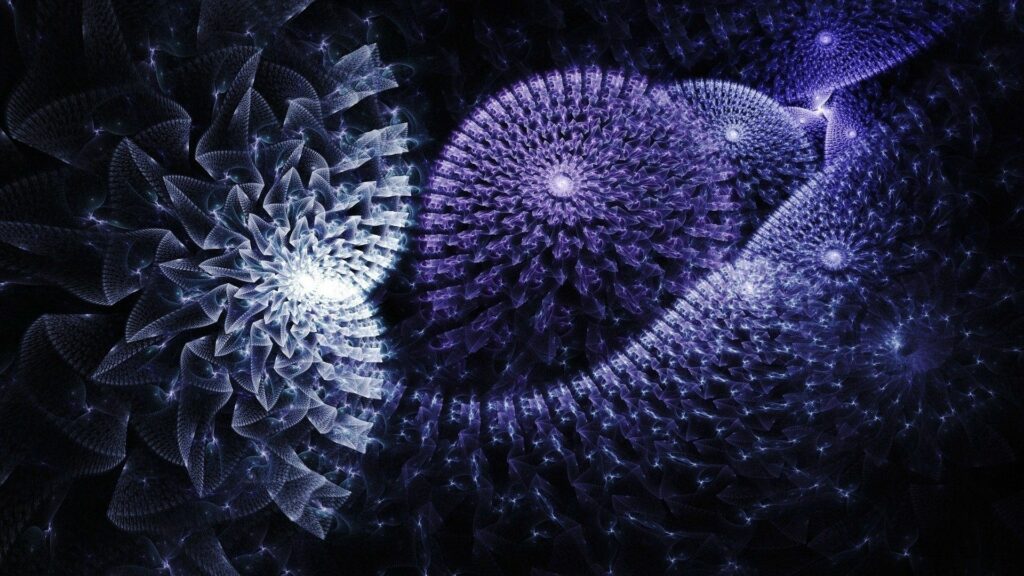 Intricate Abstract Fractal Wallpaper - Luminous 1920x1080 Background