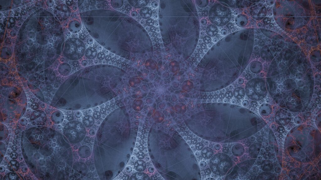 Mesmerizing Abstract 3840x2160 Wallpaper with Intricate Circle Design