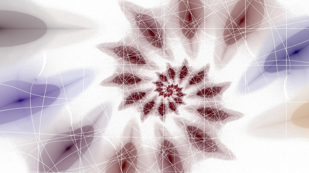 Intricate Abstract Star Pattern Wallpaper - 1920x1080 Background