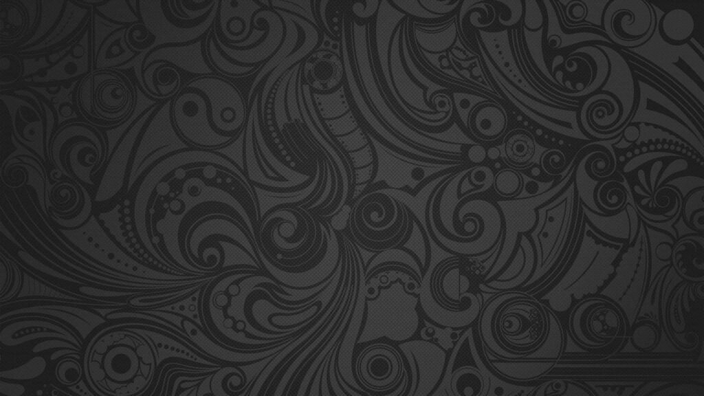Intricate Black & White Swirly Wallpaper with Elegant Abstract Patterns