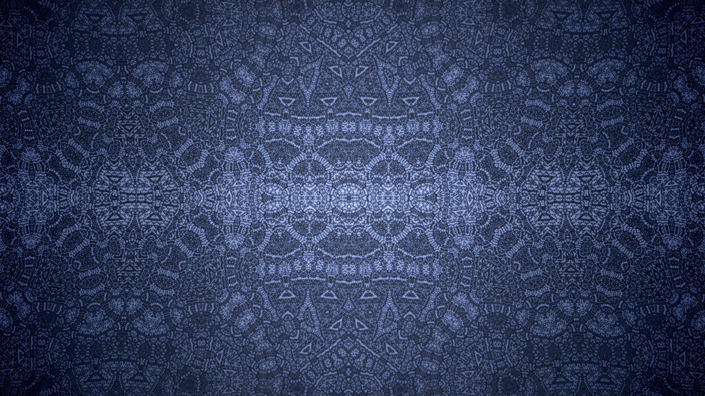 Intricate Blue Symmetrical Pattern Wallpaper - High Res 7000x3938