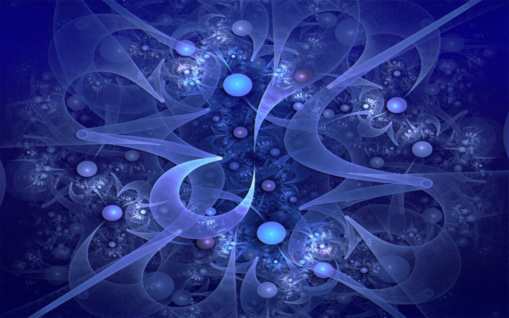 Mesmerizing Blue & Purple Circle Pattern Wallpaper - 1920x1200