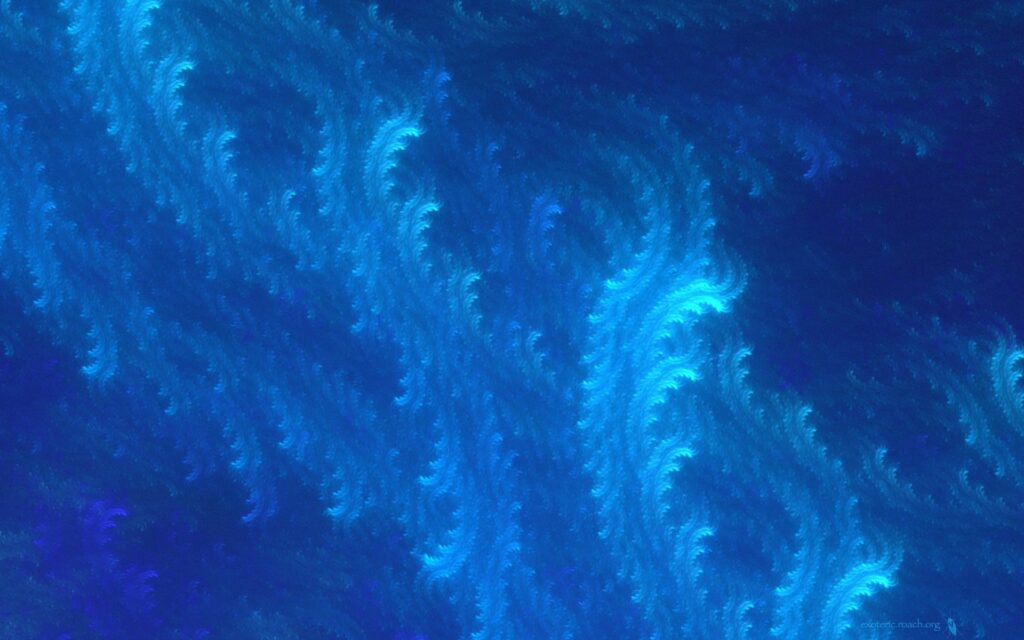Intricate Blue Swirling Wallpaper: Textured Oceanic Design