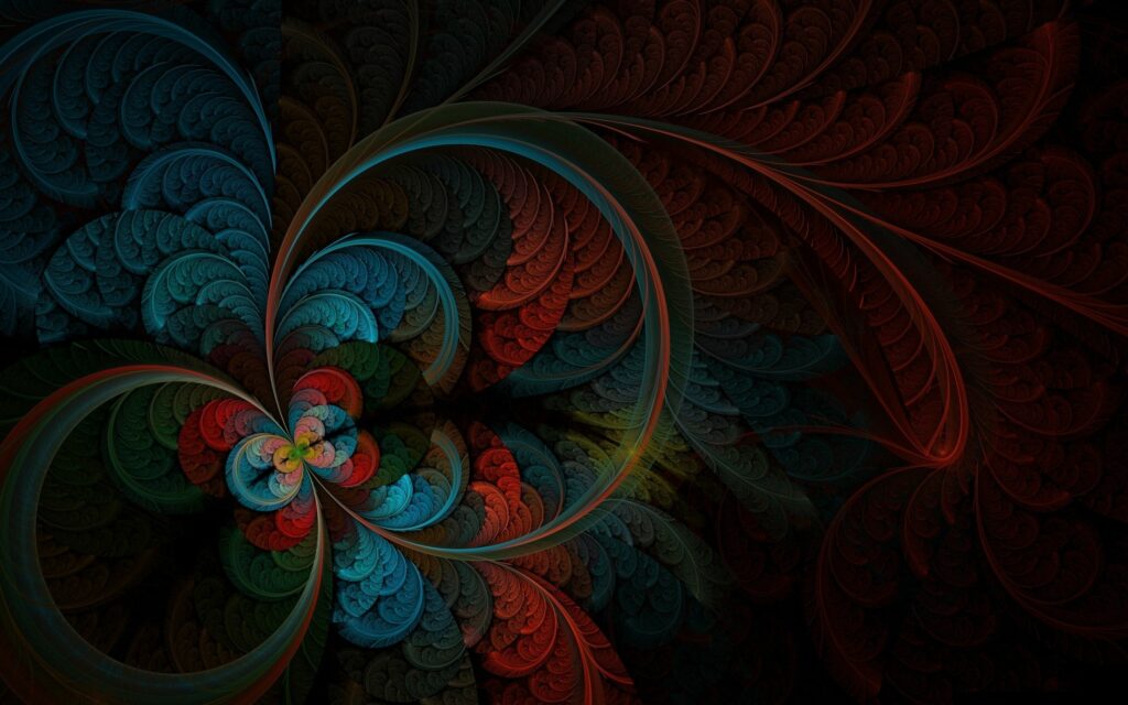 Intricate Dark Patterns Wallpaper - 2560x1600 Background Design