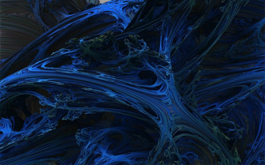 Intricate Dark Blue & Black Abstract Wallpaper - 1920x1200 Background