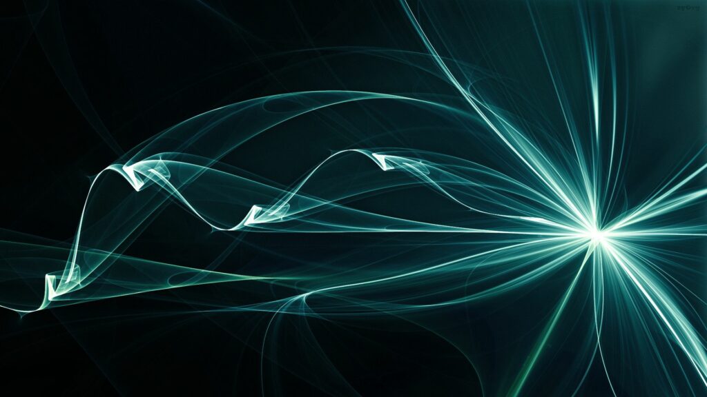 Intricate Dark Wallpaper with Luminous Interweaving Lines - 1920x1080
