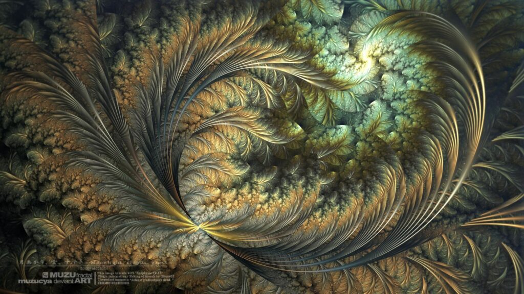Intricate Earthy Fractal Wallpaper | 1920x1080 HD Background