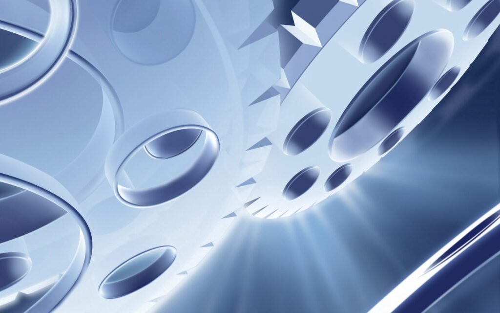 Artistic Gears Wallpaper: Precision & Technology in 1680x1050