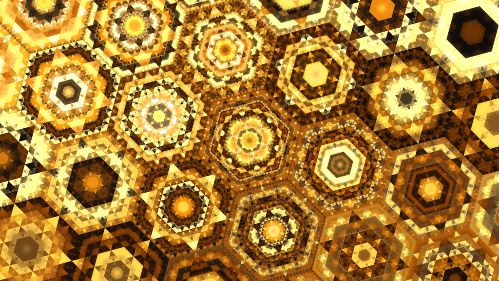 Intricate Brown Geometric Patterns Wallpaper - 5120x2880 Abstract Design