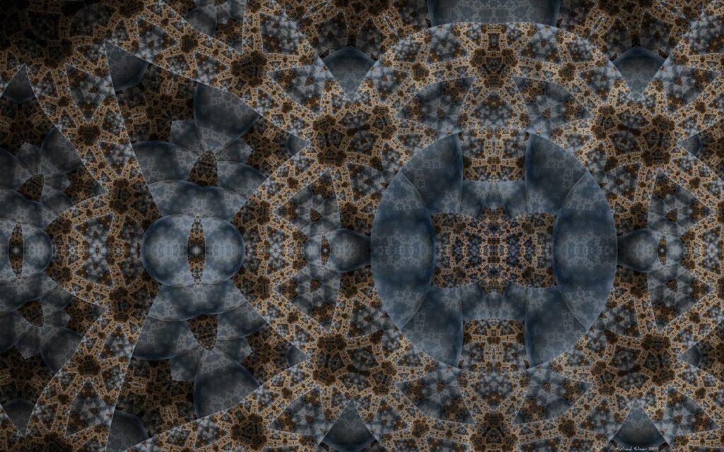 Intricate Geometric Pattern Wallpaper – Depth & Texture Background
