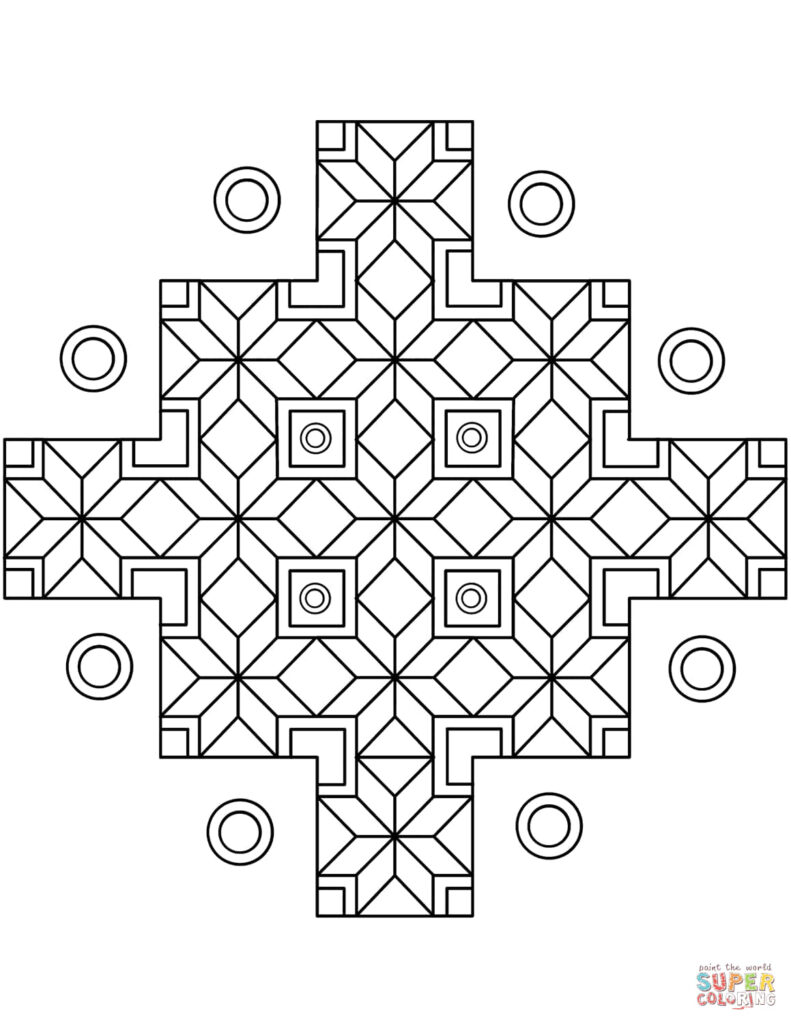 Intricate Geometric Pattern Wallpaper - Modern Artistic Background