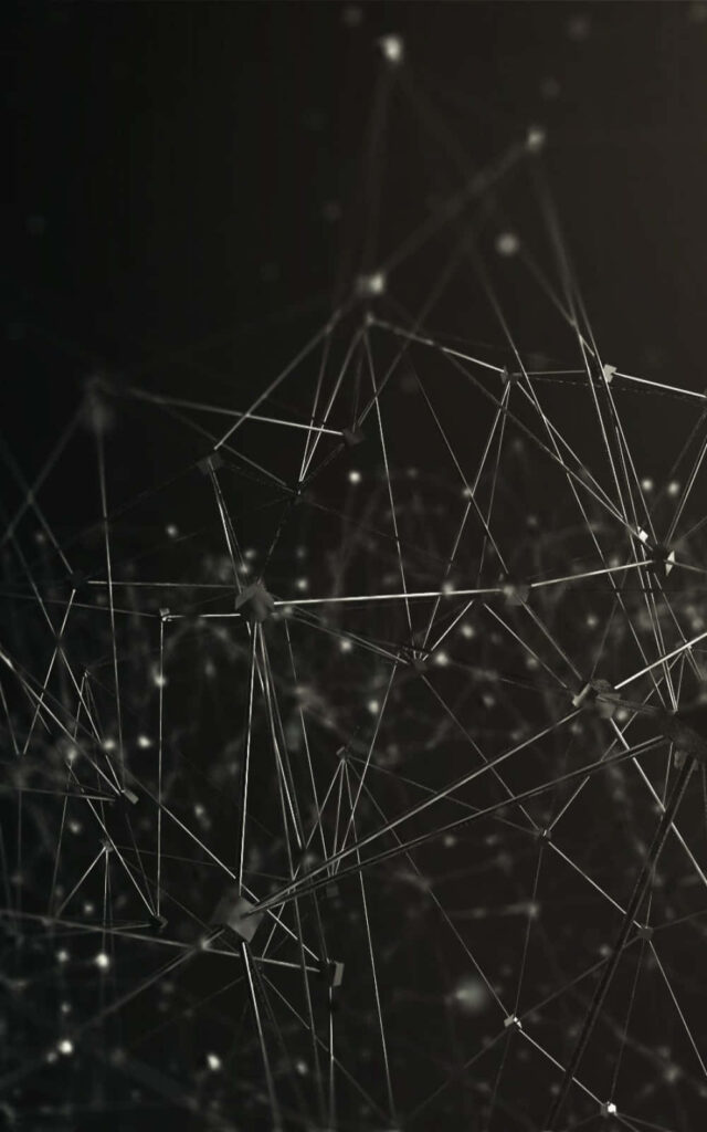 Intricate Abstract Wire Wallpaper: Modern Connectivity Design