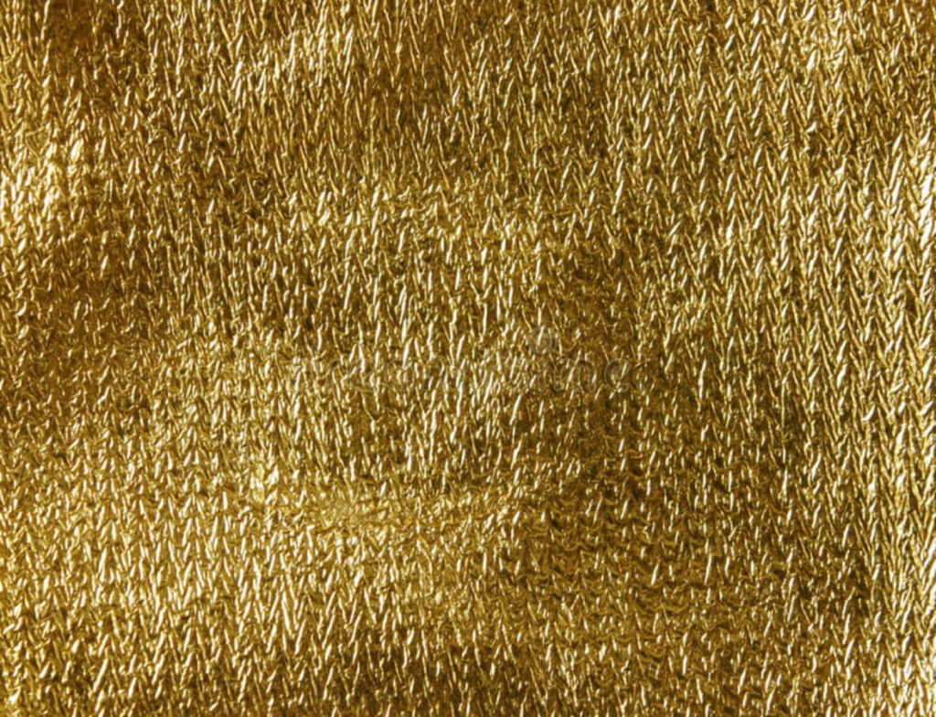 Luxurious Golden Fabric Wallpaper: Intricate Texture & Shimmering Detail