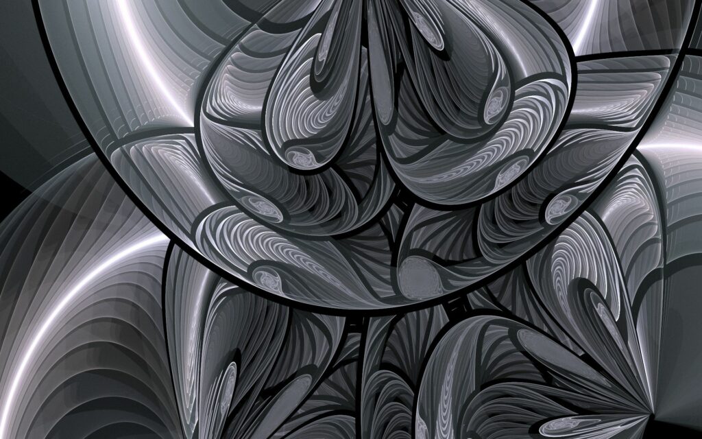 Mesmerizing Gray Swirling Wallpaper - Abstract Design 1920x1200