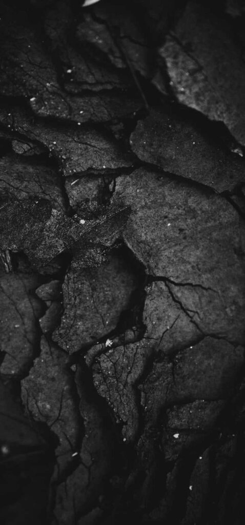 Rugged Grey Stone Texture Wallpaper with Natural Cracks - Background