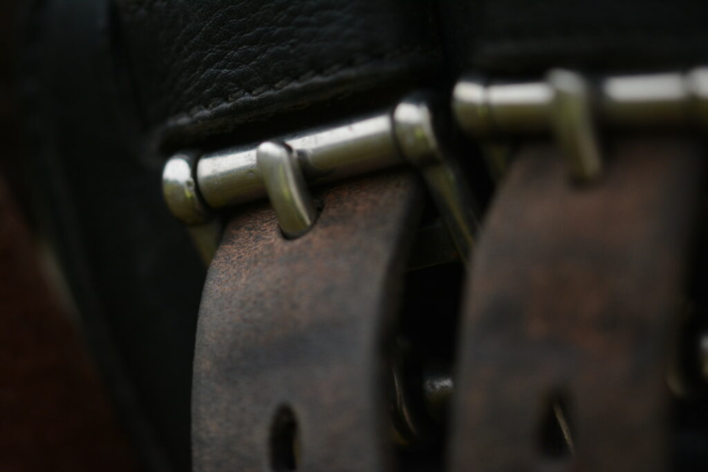 Macro Shot of Leather Belt: Texture & Craftsmanship Wallpaper