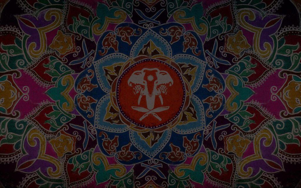 Far Cry 4-Inspired Mandala Masterpiece: A Vibrant Tapestry of Intricate Patterns Wallpaper