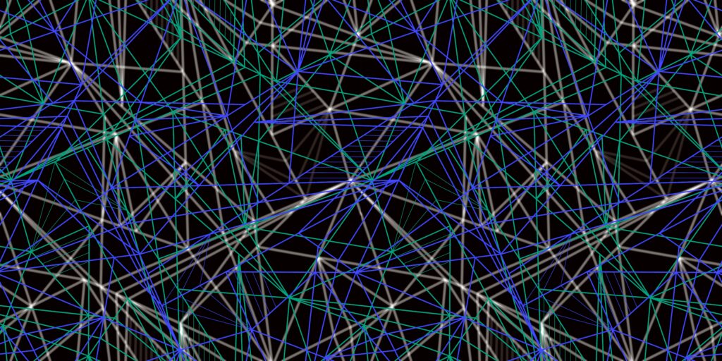 Intricate Mesh Wallpaper: Geometric Plexus in Vibrant Colors