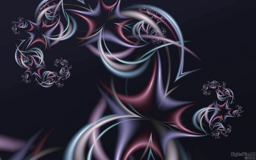 Intricate Abstract Patterns Wallpaper: Fluid Lines & Luminous Hues