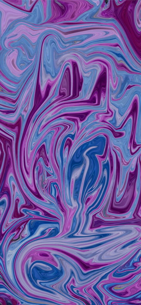 Timeless Purple Abstract Wallpaper with Swirling Patterns & Fluid Motion