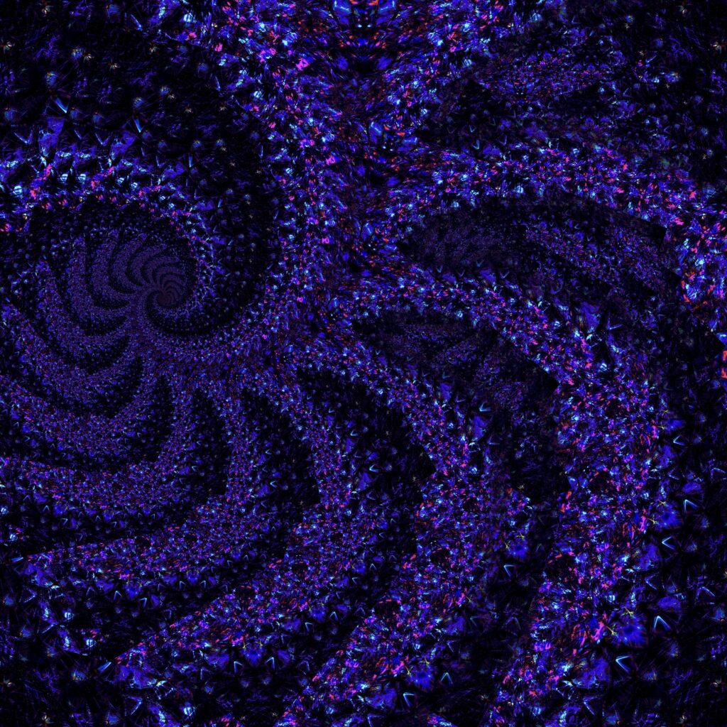 Intricate Purple Fractal Wallpaper - Captivating Abstract Background