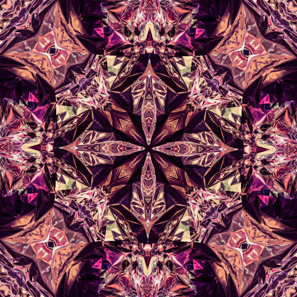 Intricate Purple Kaleidoscope Wallpaper - 3456x3456 Background