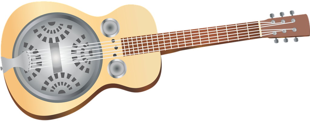 Intricate Resonator Guitar Wallpaper for Music Lovers