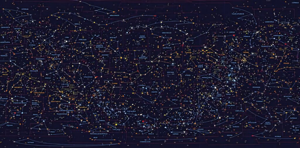Stunning Constellation Map Wallpaper: Stars & Celestial Patterns