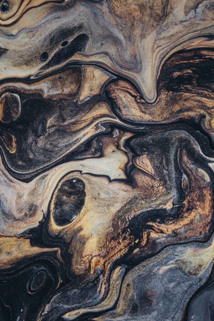 Intricate Swirling Paint Wallpaper | Mesmerizing Fluid Art Background