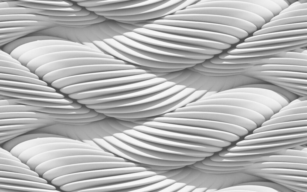 Intricate Swirling Rope Pattern Wallpaper on Textured White Background