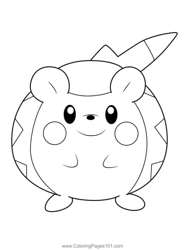 Intricate Togedemaru Wallpaper - Cheerful Electric Pokémon Design