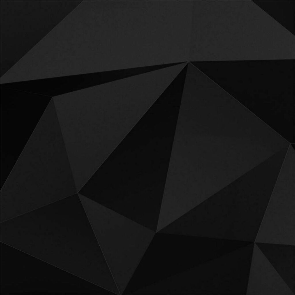 Enigmatic Shadows: Intricate Geometric Patterns in Dark Triangles on iPad Air 4 Wallpaper