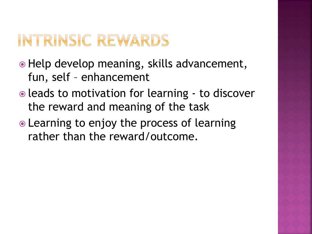 Intrinsic Rewards Wallpaper: Embrace Growth & Enjoy Learning
