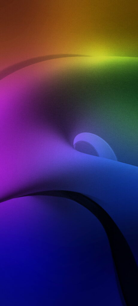 Redmi Note 9T 5G Wallpaper: Vibrant Gradient Spectrum Design - Abstract Wave Background