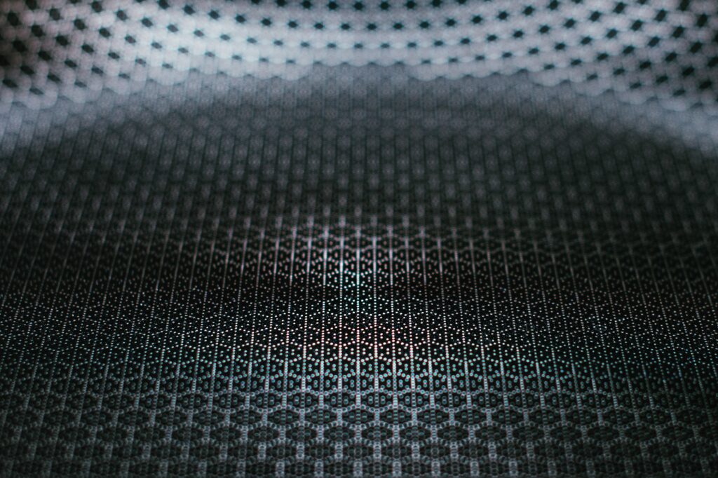 Iridescent Macro Texture Wallpaper Background - Intricate Pattern Design