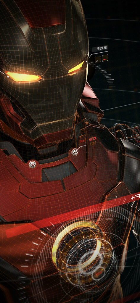 Stunning Iron Man 3D Wallpaper for iPhone - Futuristic Design