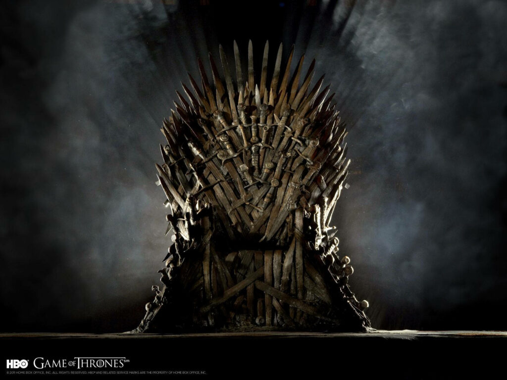 Iron Throne Wallpaper: Iconic Game of Thrones Background of Power