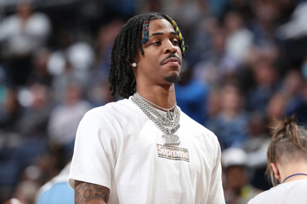 Dunking Delight: Ja Morant Dominates the Court in this Stunning 4K NBA Wallpaper