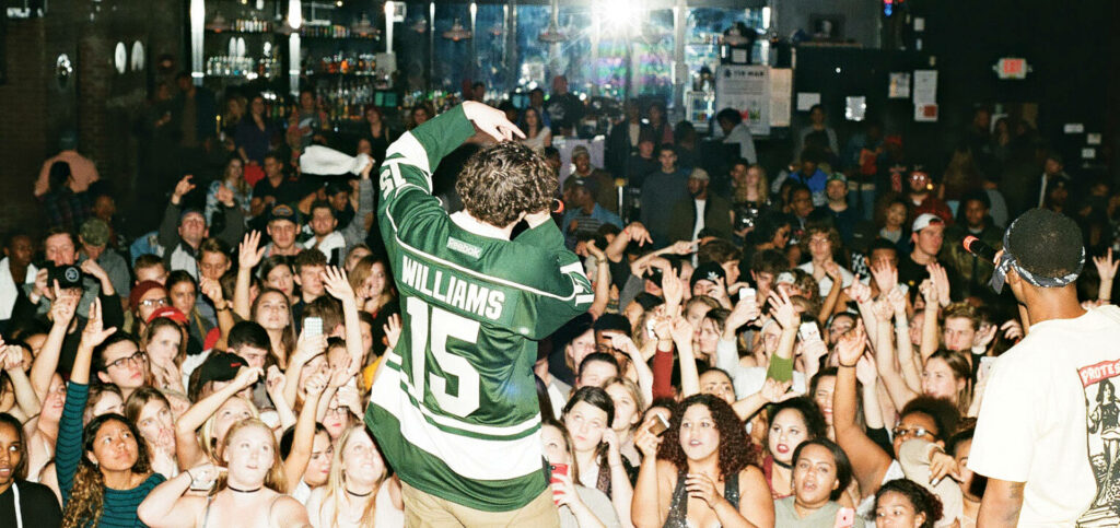 Jack Harlow Live Performance: Electrifying Stage & Energetic Crowd Wallpaper