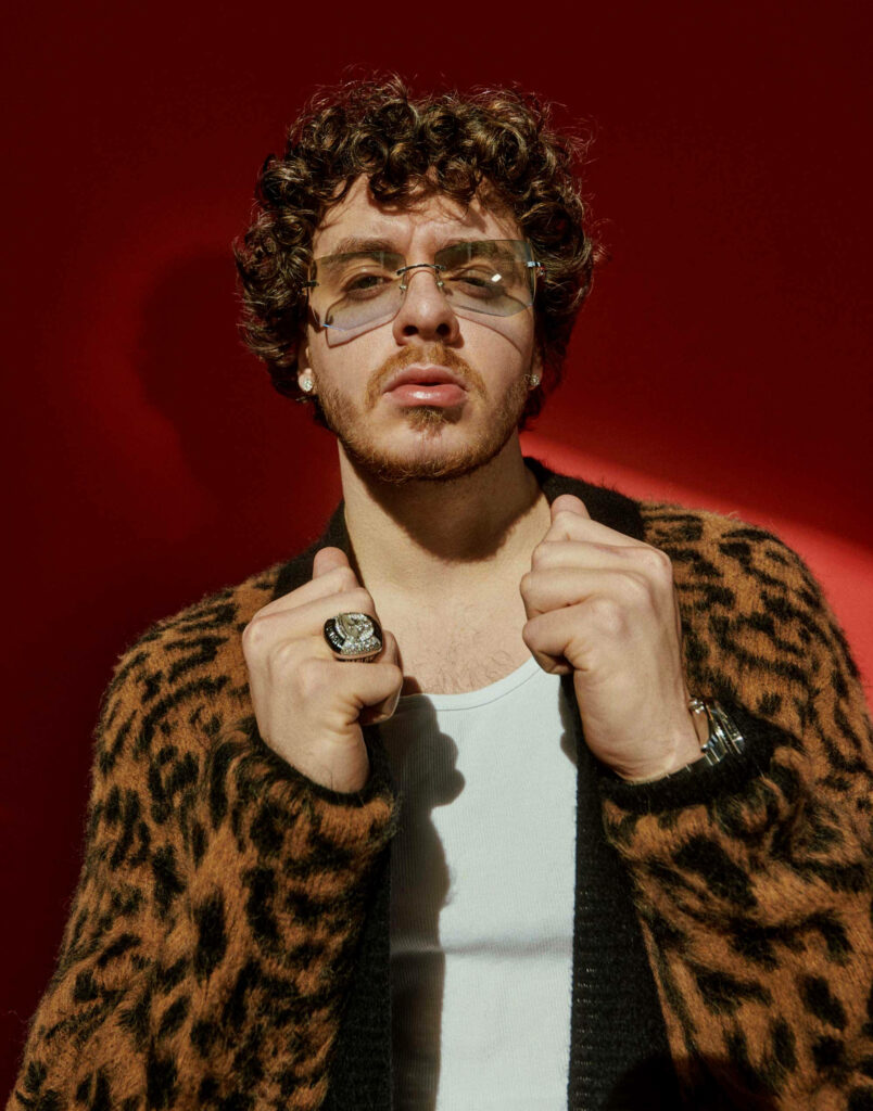 Jack Harlow's Bold Leopard Jacket & Sunglasses - Stylish Wallpaper