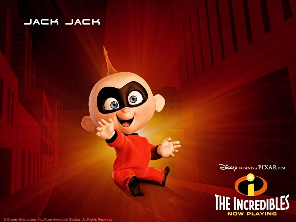 Jack Jack's Joyful Smile Wallpaper - Adorable Baby from The Incredibles