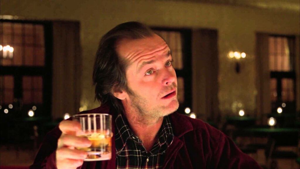 Jack Nicholson in The Shining: Captivating Overlook Hotel Wallpaper