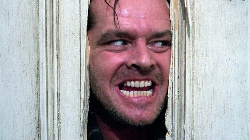 Intense Jack Nicholson Scene - *The Shining* Wallpaper Background