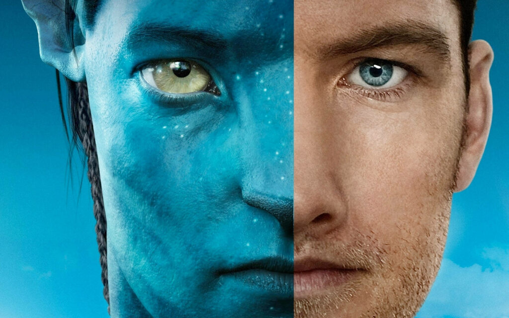 Jake Sully Transformation Wallpaper: Earth to Pandora Duality