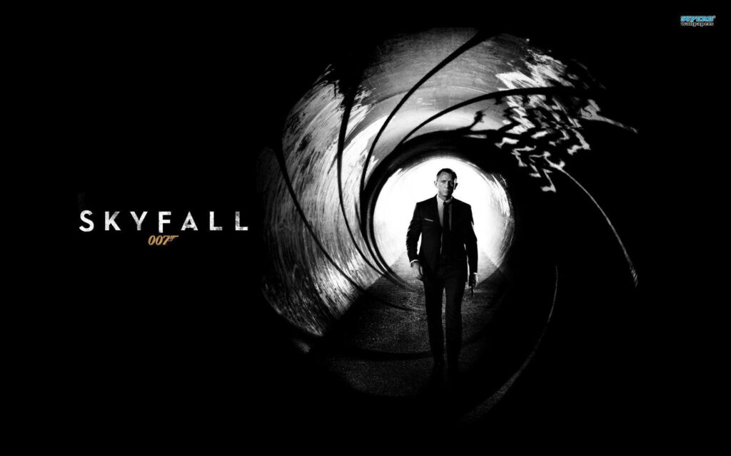 James Bond: Skyfall Wallpaper - Iconic 007 Gun Barrel Design