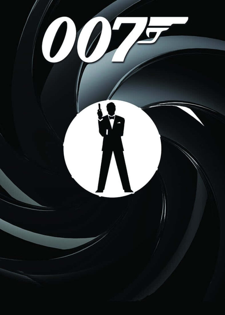 James Bond Silhouette Wallpaper: Iconic 007 Gun Barrel Design