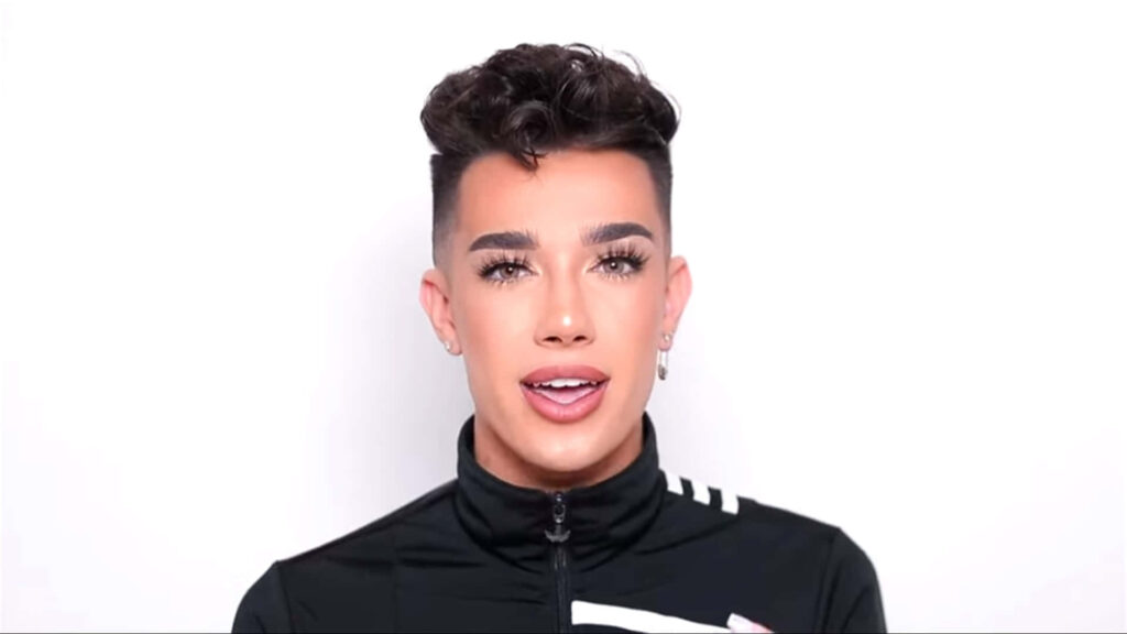 James Charles Flawless Makeup Wallpaper Background in White