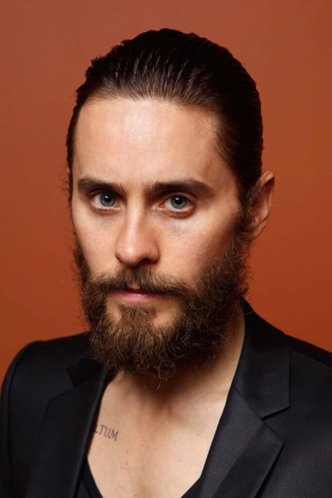 Jared Leto Wallpaper: Striking Gaze & Neatly Groomed Beard