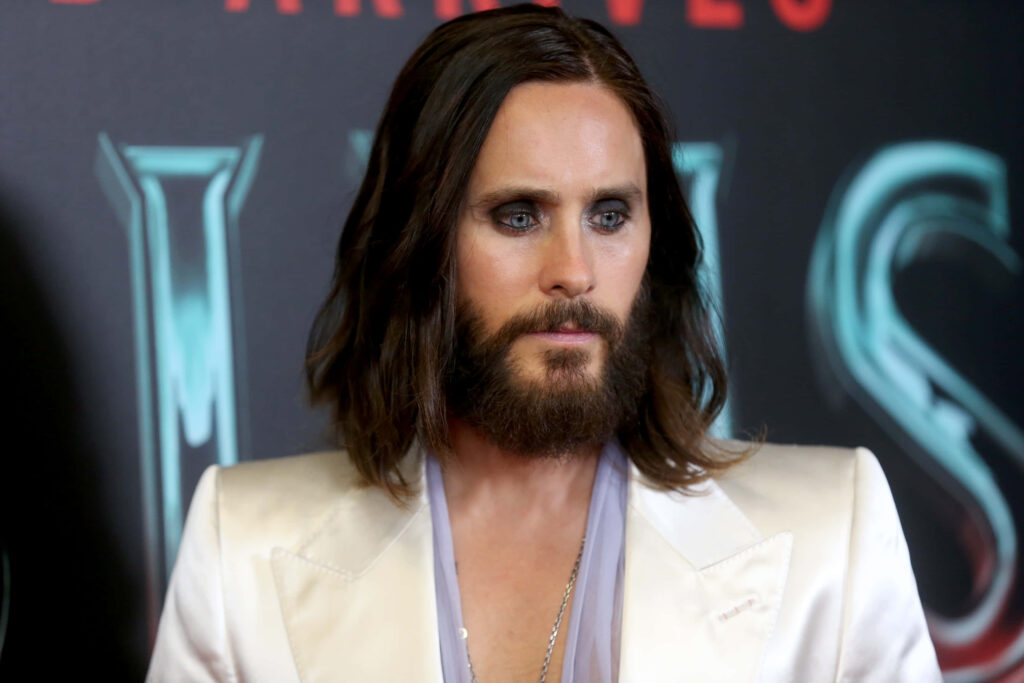 Jared Leto Wallpaper: Elegant Style with Long Hair & Beard